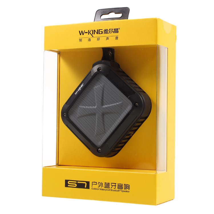 W-KING S7 Outdoor Waterproof Bluetooth Speaker with Mic Support NFC - Black-10