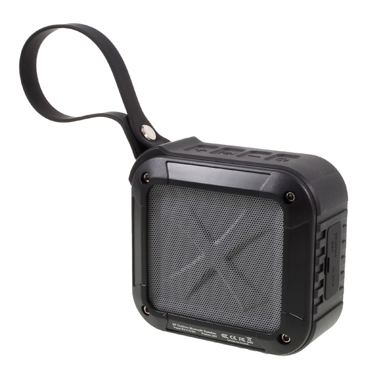 W-KING S7 Outdoor Waterproof Bluetooth Speaker with Mic Support NFC - Black-2