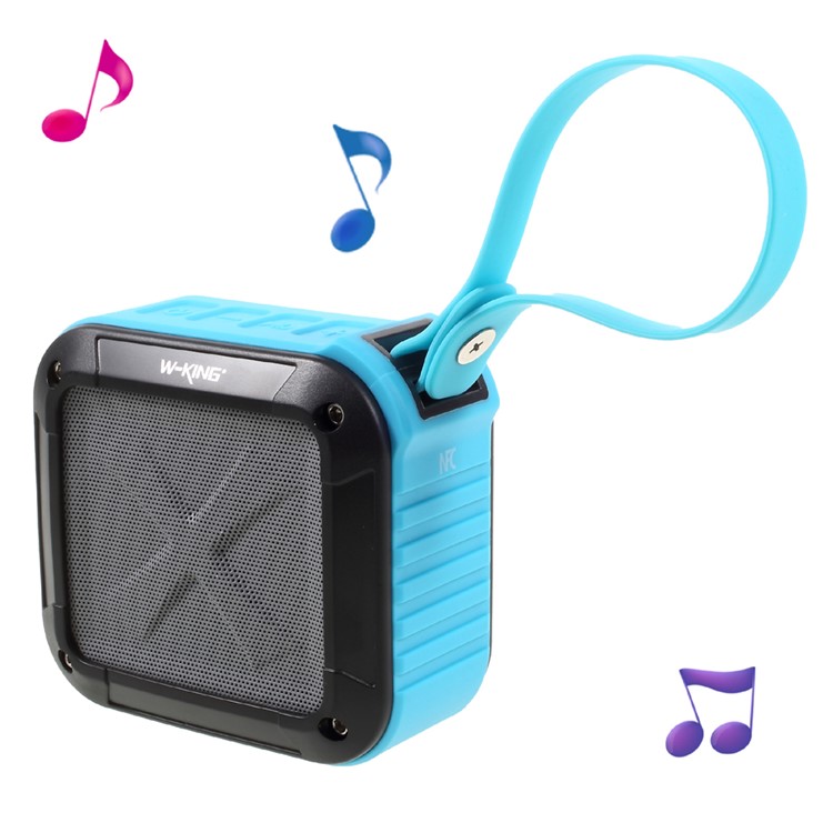 

W-KING S7 Outdoor Waterproof Bluetooth Handsfree Speaker Support NFC - Blue