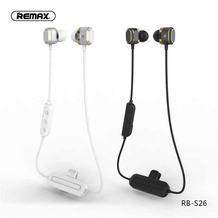 REMAX S26 Wireless Bluetooth Stereo Headphone Headset with Microphone - Black-4