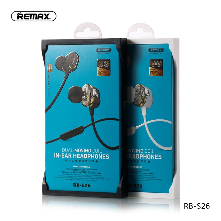 REMAX S26 Wireless Bluetooth Stereo Headphone Headset with Microphone - Black-5