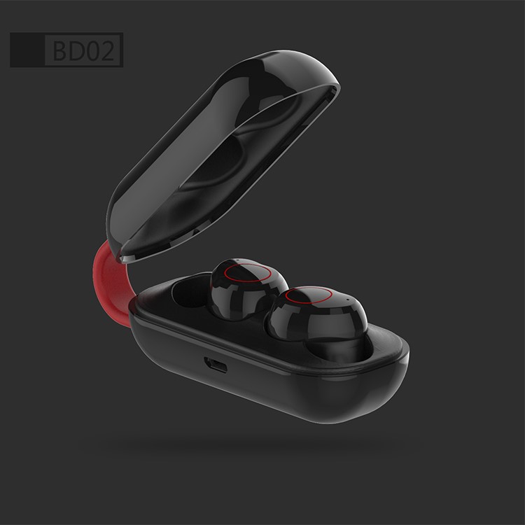 BTH193 True In-Ear Bluetooth Headphones Wireless Earbuds Stereo Sound Headset with Charging Box - Black-10
