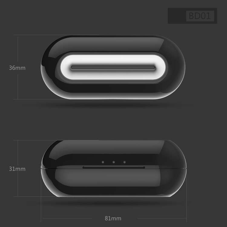 BTH188 TWS Bluetooth Earbuds Portable True Wireless HiFi Wireless Earphones with Charging Box - Black-10