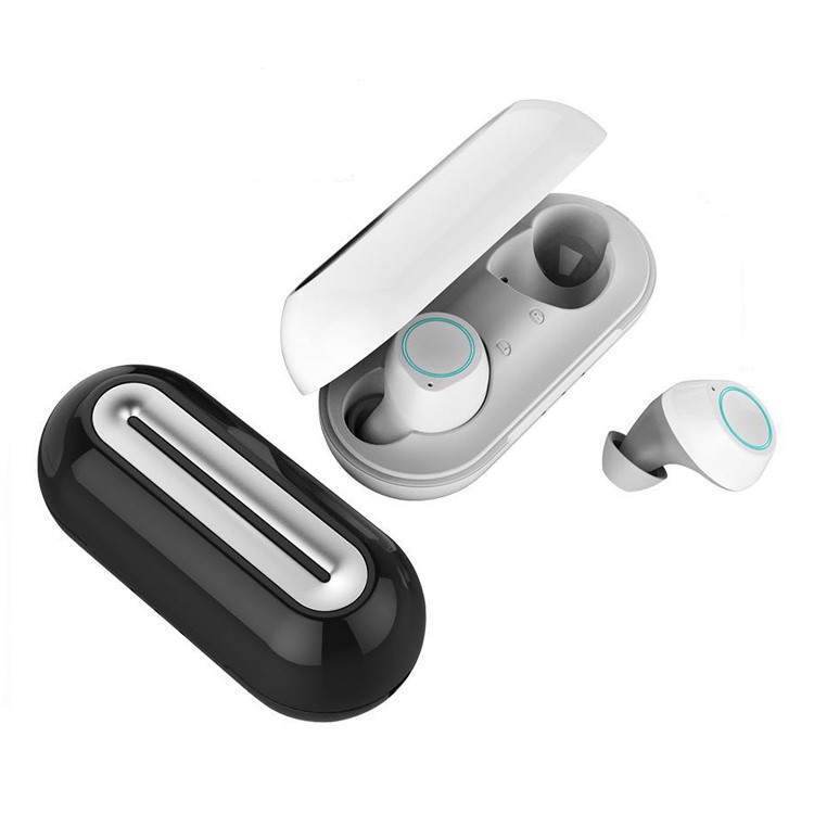 BTH188 TWS Bluetooth Earbuds Portable True Wireless HiFi Wireless Earphones with Charging Box - White-11