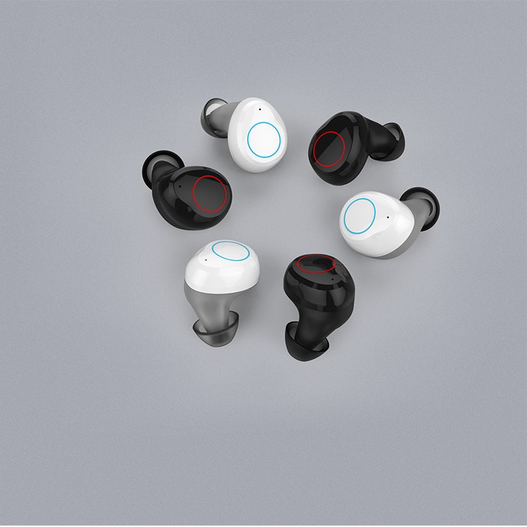BTH188 TWS Bluetooth Earbuds Portable True Wireless HiFi Wireless Earphones with Charging Box - White-6