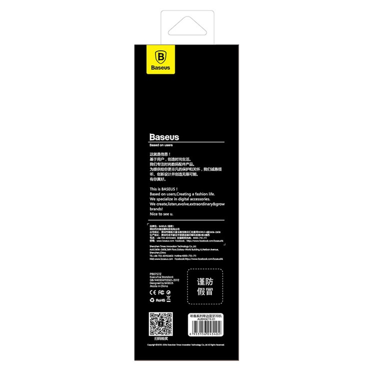 BASEUS EB01 fone de ouvido Bluetooth para iPhone Samsung - preto-9