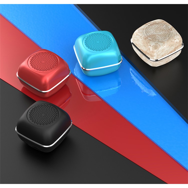 V16 Wireless Bluetooth Hands-free Speaker Support TWS TF Card FM Radio - Blue-6