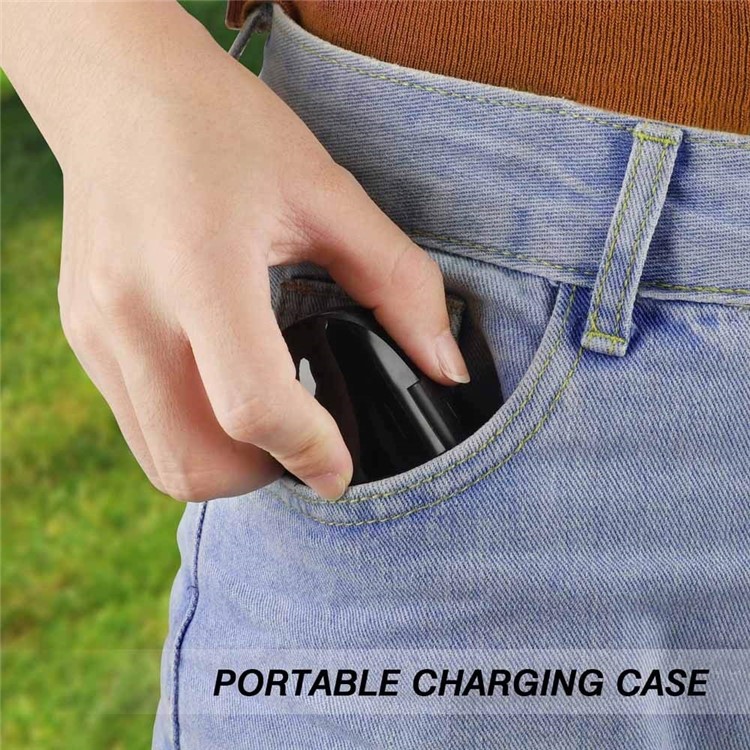 H10 TWS Bluetooth 5.0 Transparent Cover Large Capacity Headset with Charging Box - Black-10
