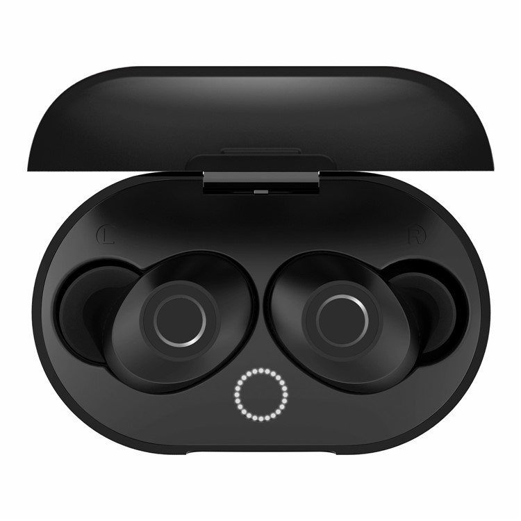 MOMAX PILLS True Wireless Bluetooth Headsets with Charging Bin - Black-5