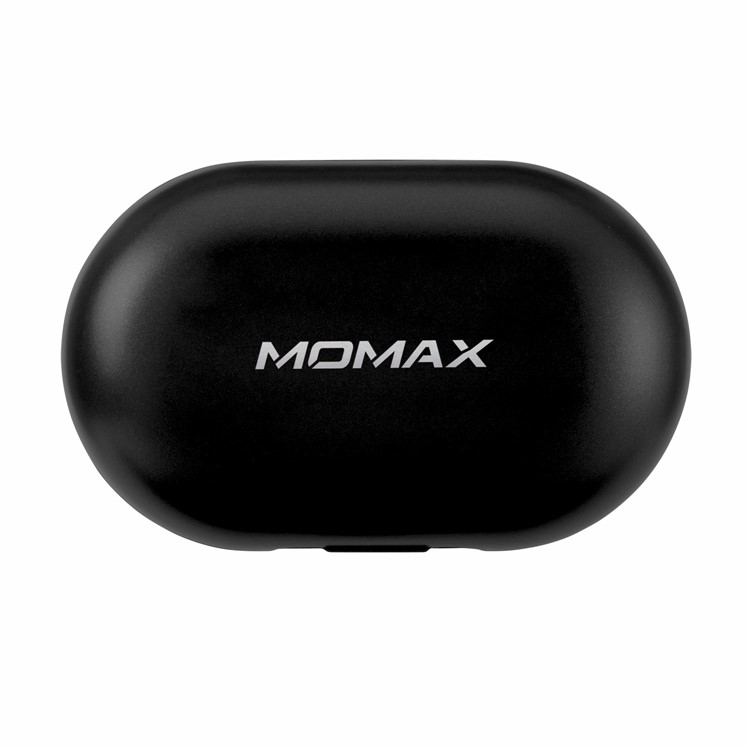 MOMAX PILLS True Wireless Bluetooth Headsets with Charging Bin - Black-7