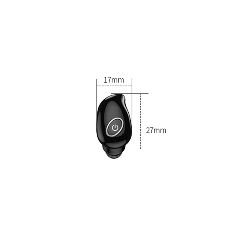 A-04i Mini Bluetooth Earphone Intelligent Noise Reduction Wireless Business Headphone - Black-2