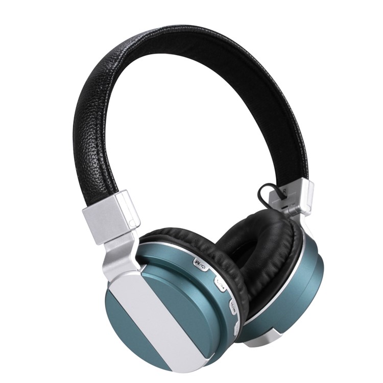 

ROMIX BT008 Luxurious Bluetooth Over-ear Headphone Support AUX-in/Mic/TF Card - Blue