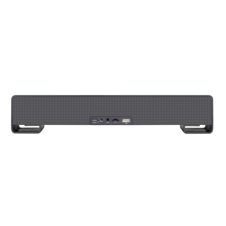 ENUOSUMA Multi-functional Wireless Stereo Music Bluetooth Speaker with Digital Display - Black-8