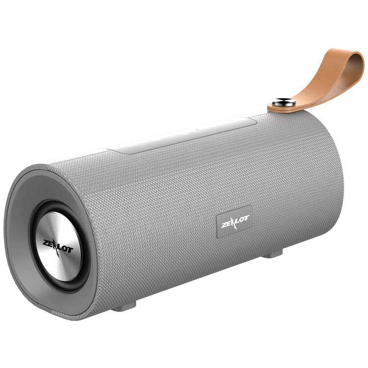 Altavoz Inalámbrico Caja De Sonido Súper Bajo Profundo HD Altavoz Subwoofer 10W Música ZEALOT S30 Bluetooth - Gris-1