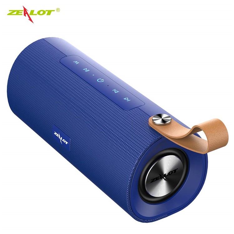 Altavoz Inalámbrico Caja De Sonido Súper Bajo Profundo HD Altavoz Subwoofer 10W Música ZEALOT S30 Bluetooth - Azul-2