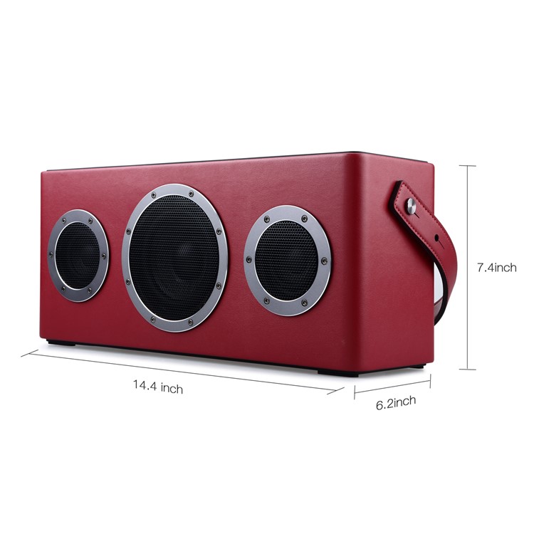 GGMM M4 Portable Bluetooth+Wifi Wireless Speaker 20W - Red-9