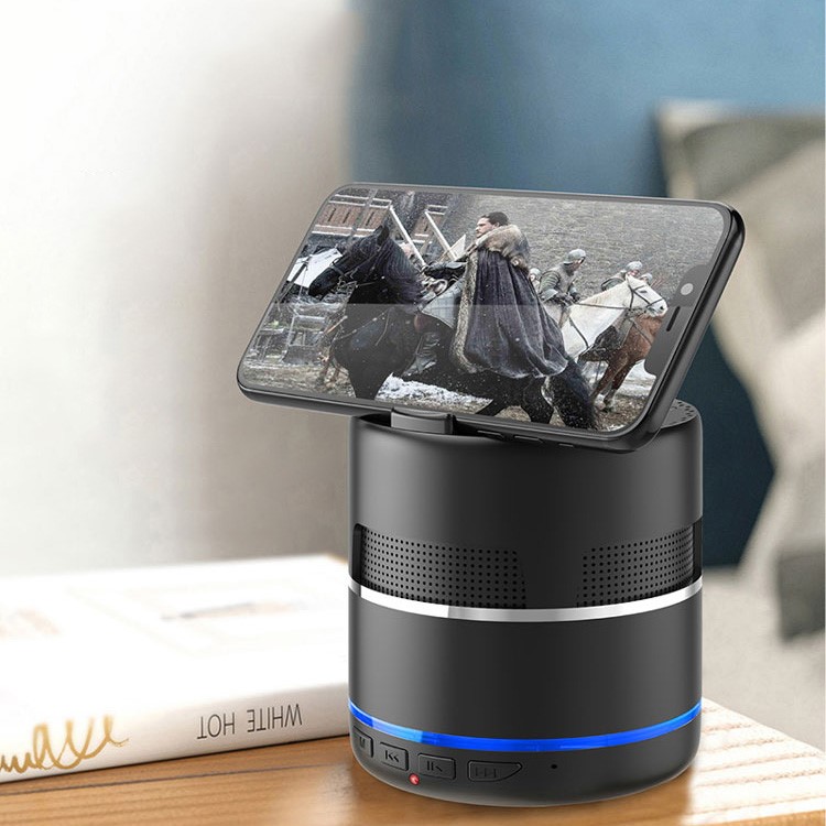 W8 Bluetooth 5.0 Speaker Portable Wireless Charger 10W Powerful Party Speaker - Black-1