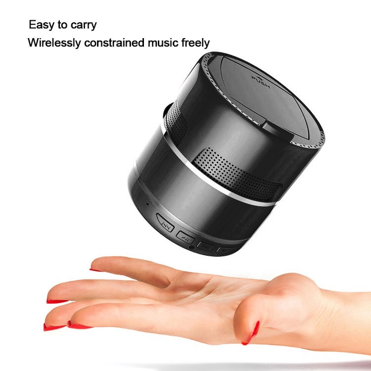 W8 Bluetooth 5.0 Speaker Portable Wireless Charger 10W Powerful Party Speaker - Black-9