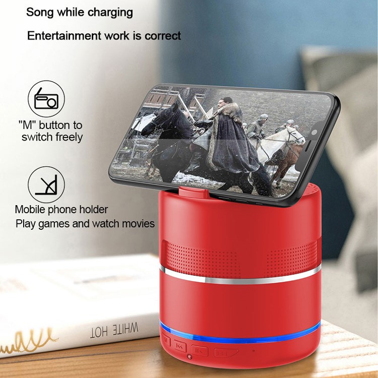 Alto-falante 10W Poderoso Partido Carregador Portátil Sem Fio 5.0 Alto-falante Bluetooth W8 - Vermelho-2