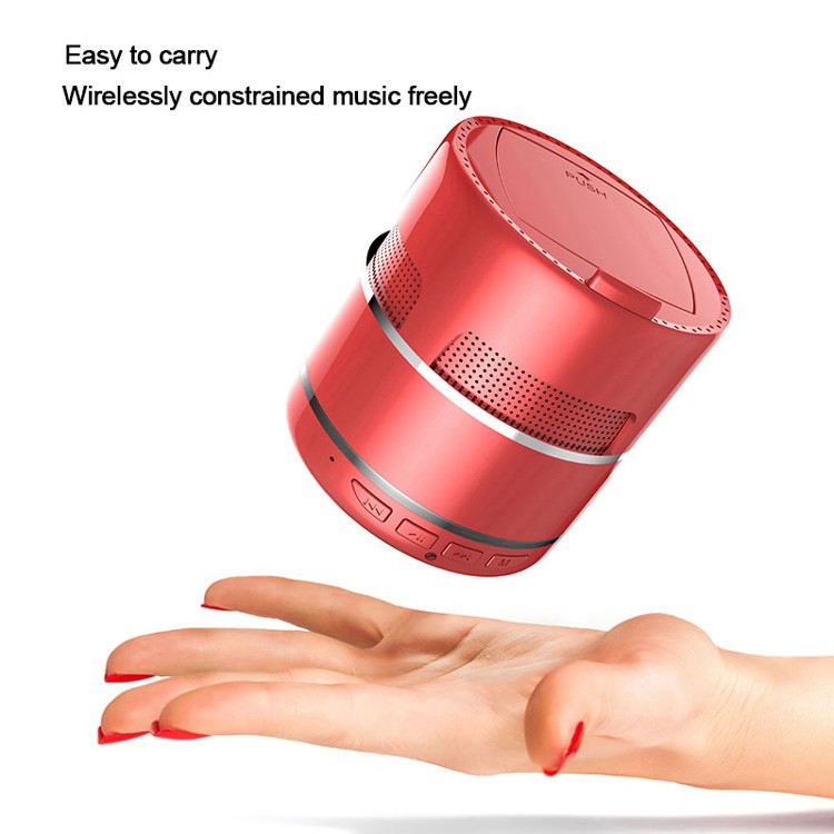 Alto-falante 10W Poderoso Partido Carregador Portátil Sem Fio 5.0 Alto-falante Bluetooth W8 - Vermelho-7