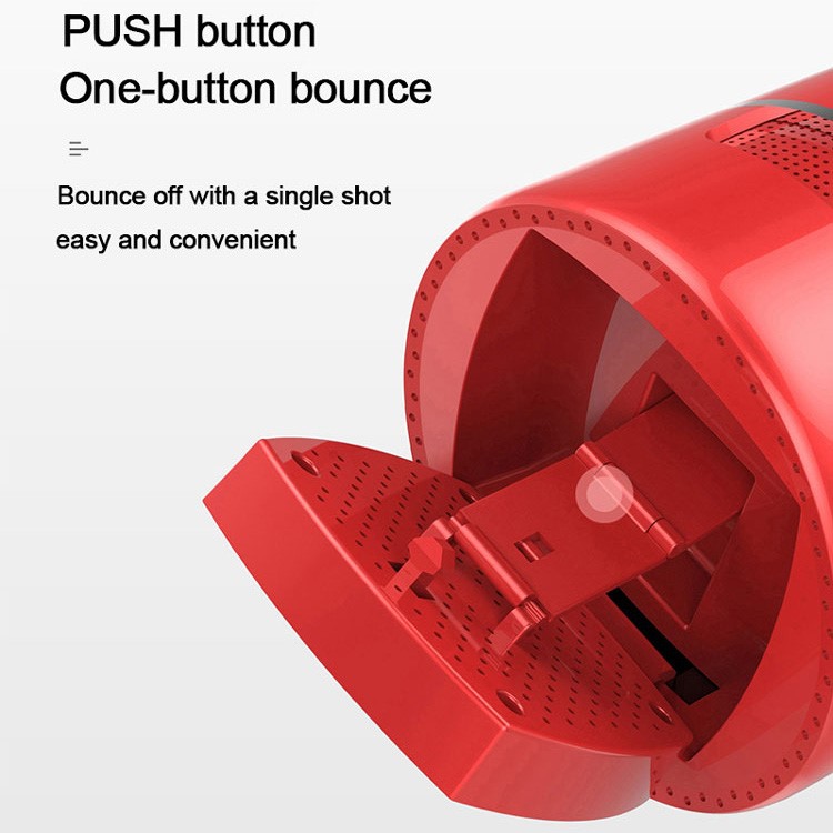 Alto-falante 10W Poderoso Partido Carregador Portátil Sem Fio 5.0 Alto-falante Bluetooth W8 - Vermelho-9