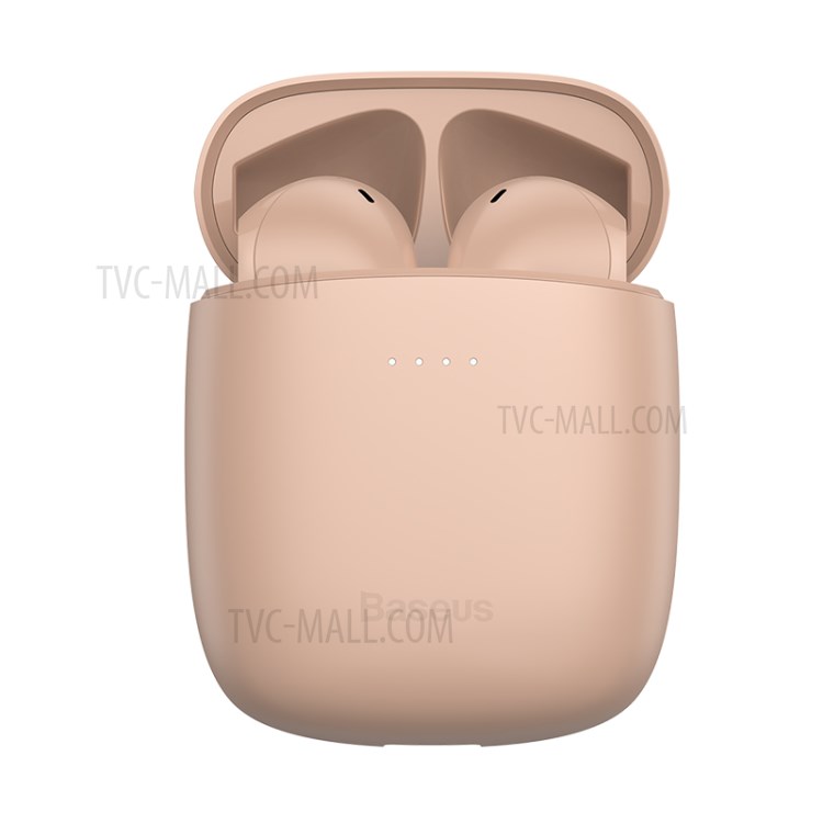 BASEUS Encok TWS Wireless Bluetooth W04 Pro Wireless Charger Edition Earphone - Gold-2