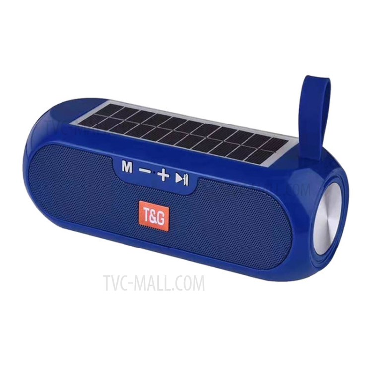 T&G TG182 Bluetooth Bass Speaker Portable Column Stereo Waterproof Wireless Speaker - Blue