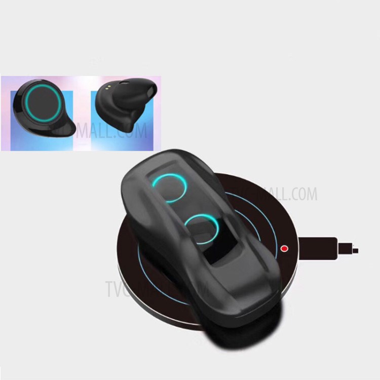 Bluetooth 5.0 Wireless Headset Headphone Earphone with Model Car Charging Bin-1