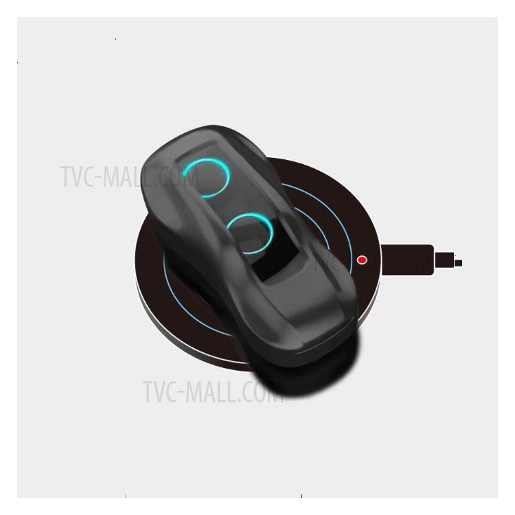 Bluetooth 5.0 Wireless Headset Headphone Earphone with Model Car Charging Bin-6