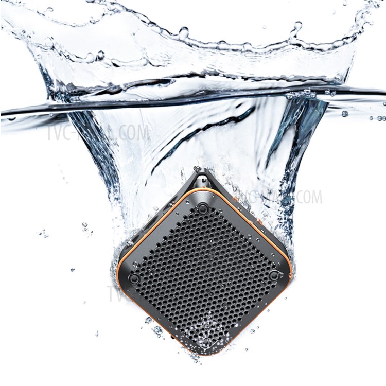 BT525 5W IPX7 Wasserdichten Mini Bluetooth-Lautsprecher Eingebautes Mikrofon TF-Karte / Aux-in - Orange-4