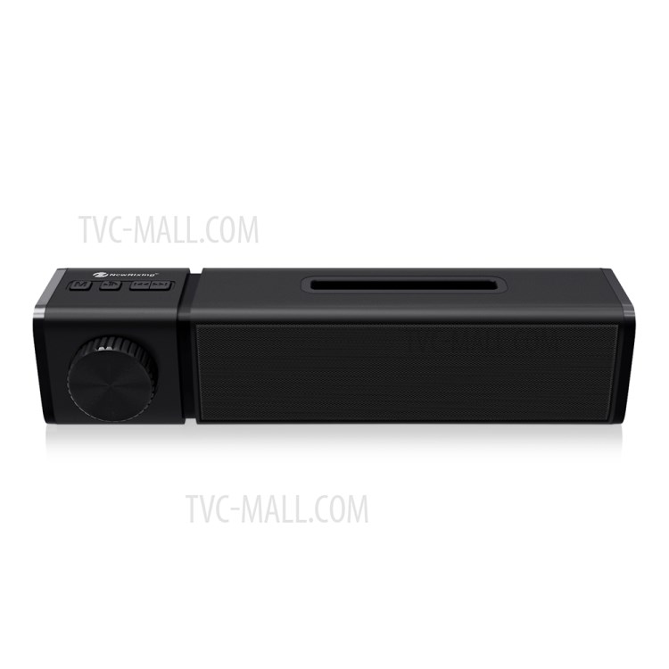 New Rixing NR4023 FM Radio Bluetooth Speaker Wireless Subwoofer Stereo MP3 Music Player Support TF Card - Black-2