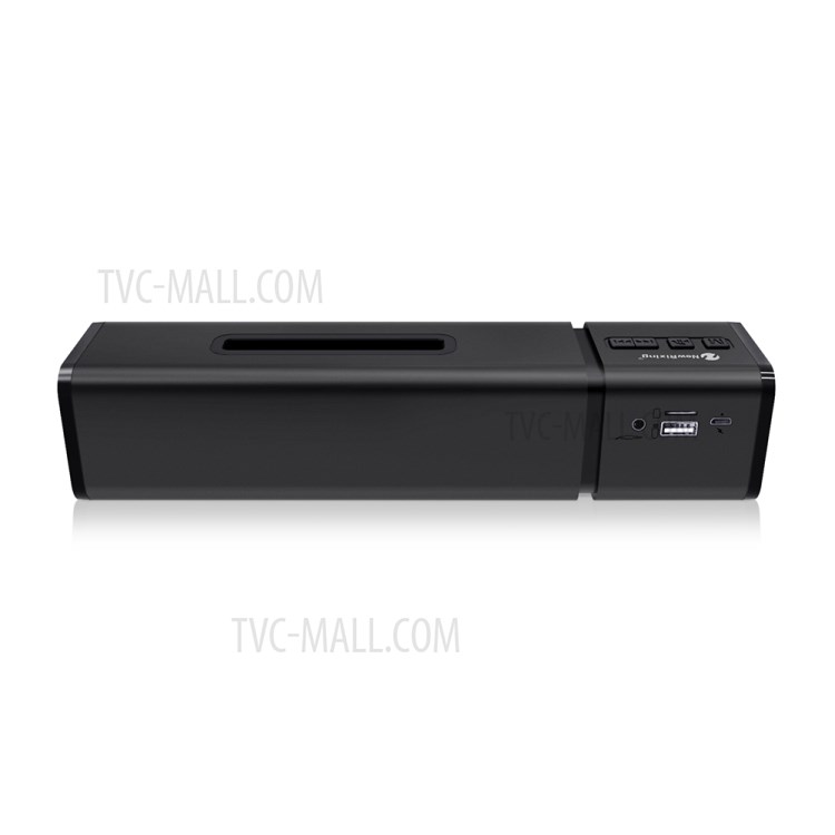 New Rixing NR4023 FM Radio Bluetooth Speaker Wireless Subwoofer Stereo MP3 Music Player Support TF Card - Black-3