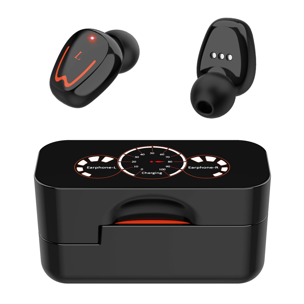 TWS Touch Control Rotating Open Noise Reduction Wireless Bluetooth Headset with Charging Bin-1
