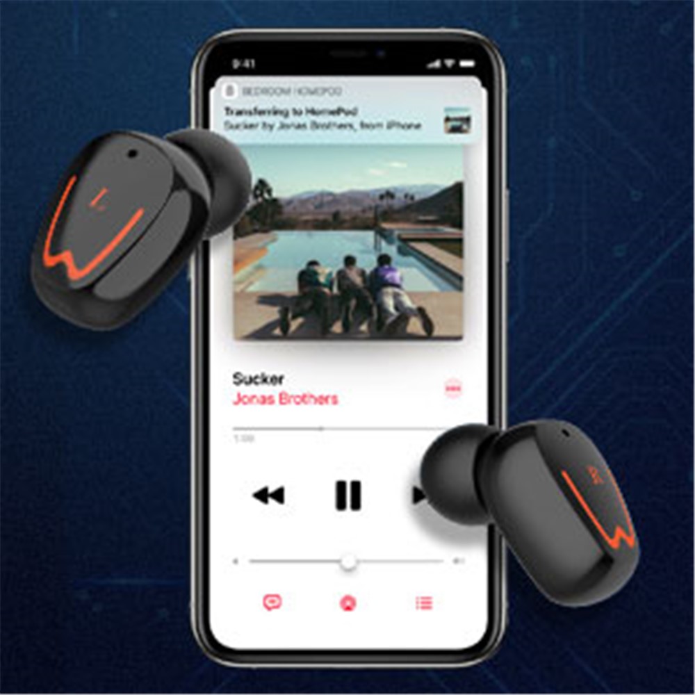 TWS Touch Control Rotating Open Noise Reduction Wireless Bluetooth Headset with Charging Bin-10