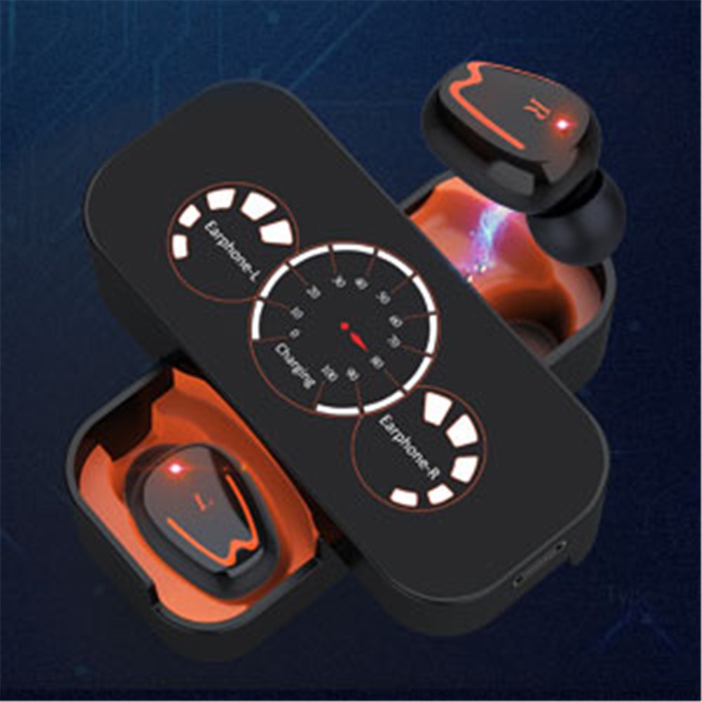 TWS Touch Control Rotating Open Noise Reduction Wireless Bluetooth Headset with Charging Bin-12