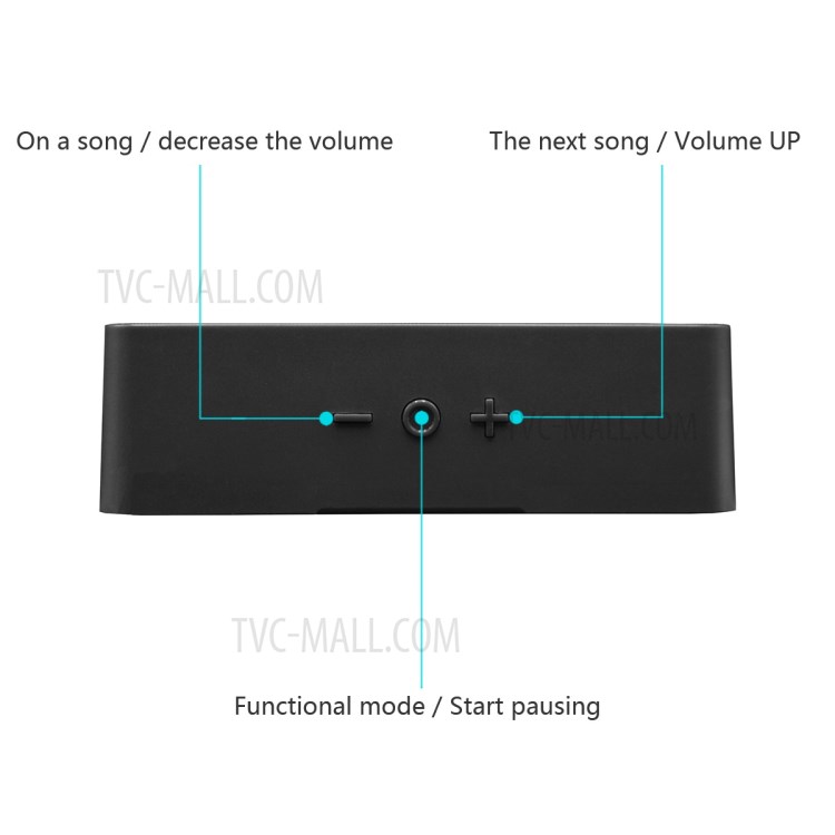 HOPESTAR H13 Bluetooth Speaker Stereo Music Surround Wireless Speaker Support USB TF Card-2