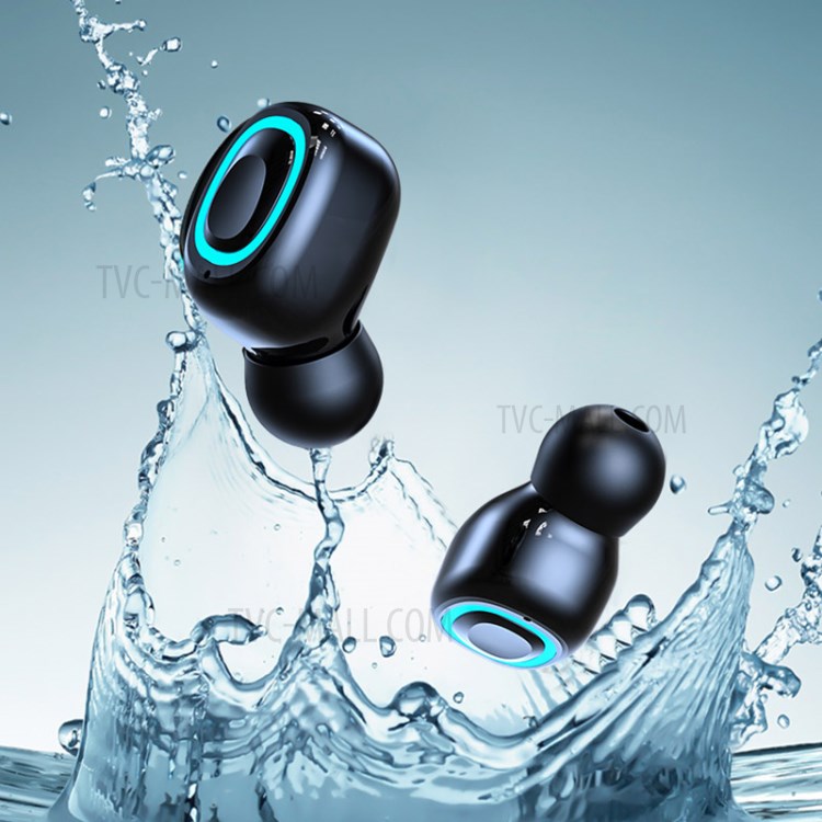 A42 TWS Bluetooth 5.0 Wireless Earphones Touch Control Earbuds with LED Display - White-5