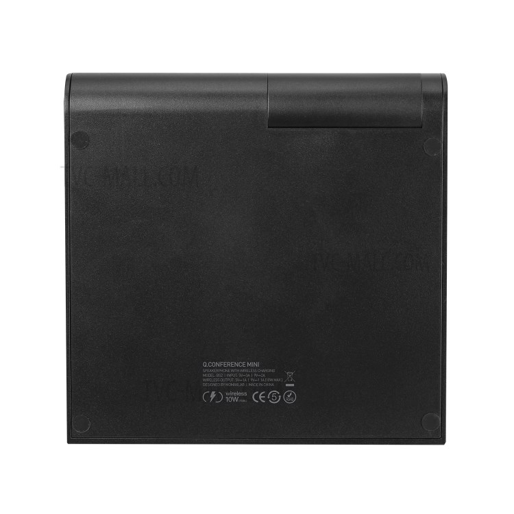 MOMAX Q.Conference MINI Wireless Charging Phone Holder Bluetooth Conference Speaker - Black-10