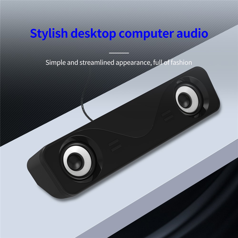 Y1 USB Wired Desktop Computer Speaker Stereo Bass Powerful Music Subwoofer-8