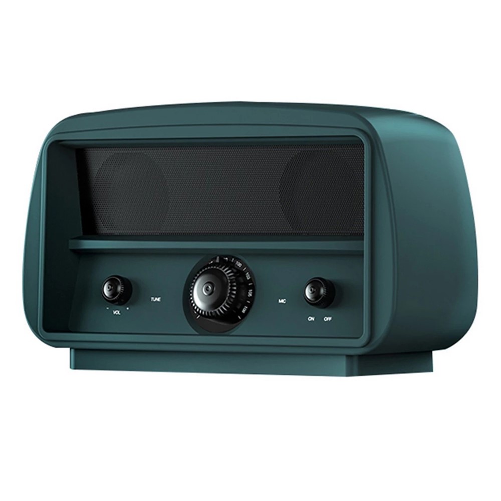 JY68 Wireless Bluetooth Speaker FM Radio 3D Stereo Subwoofer Music Player (CE Certification) - Green-1