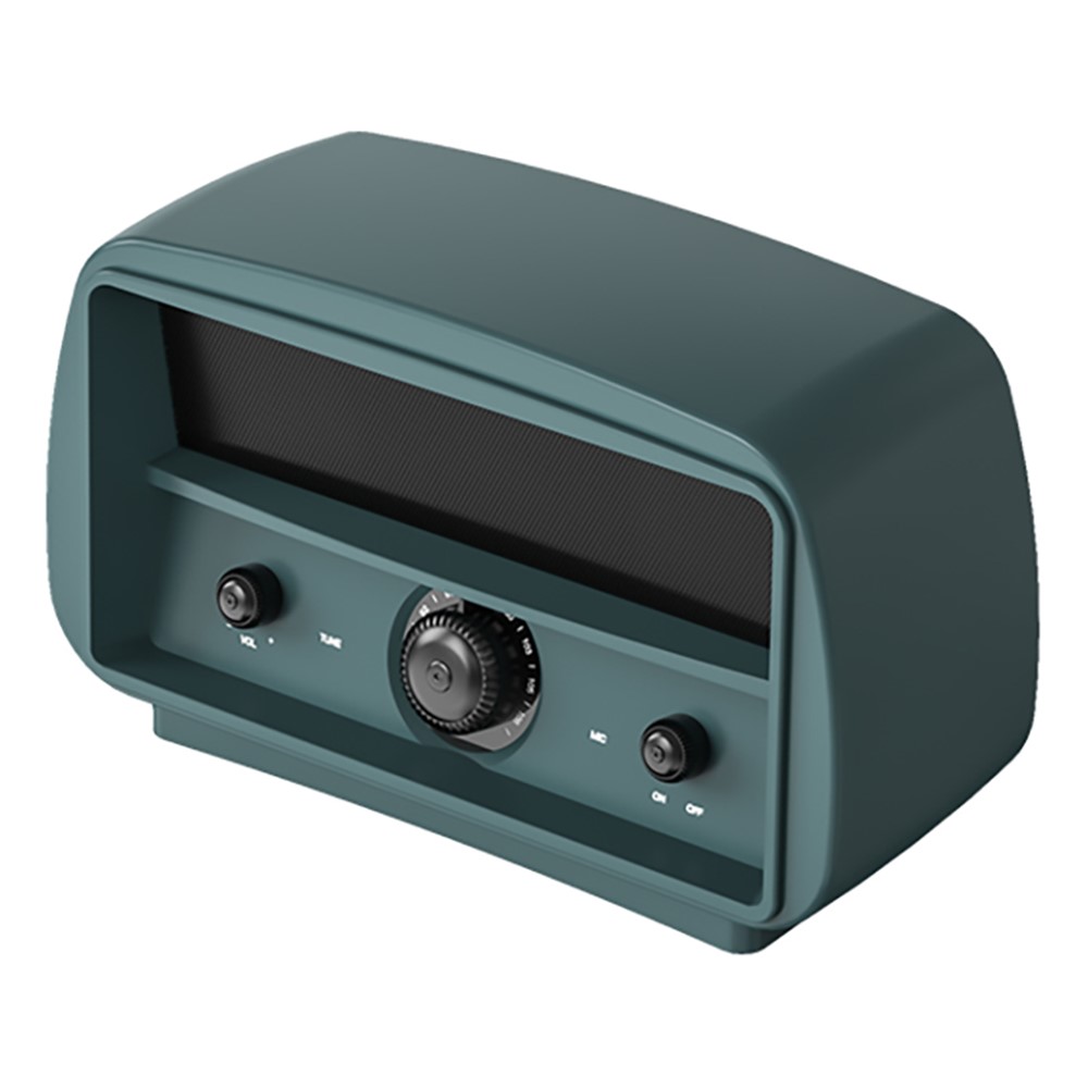 JY68 Wireless Bluetooth Speaker FM Radio 3D Stereo Subwoofer Music Player (CE Certification) - Green-9