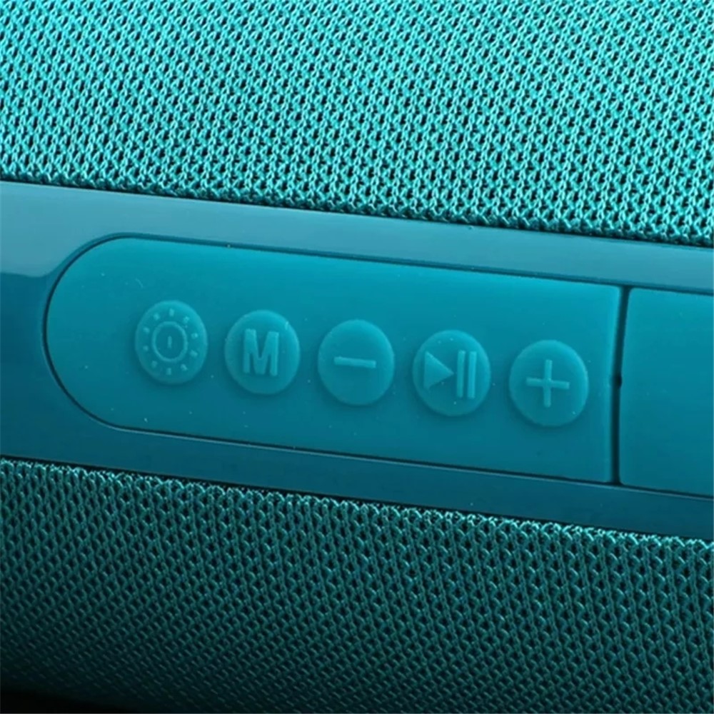 T&G TG537 RGB Light Bluetooth Speaker High Power Waterproof Portable Computer Subwoofer Speaker Support FM TF Card - Green-3