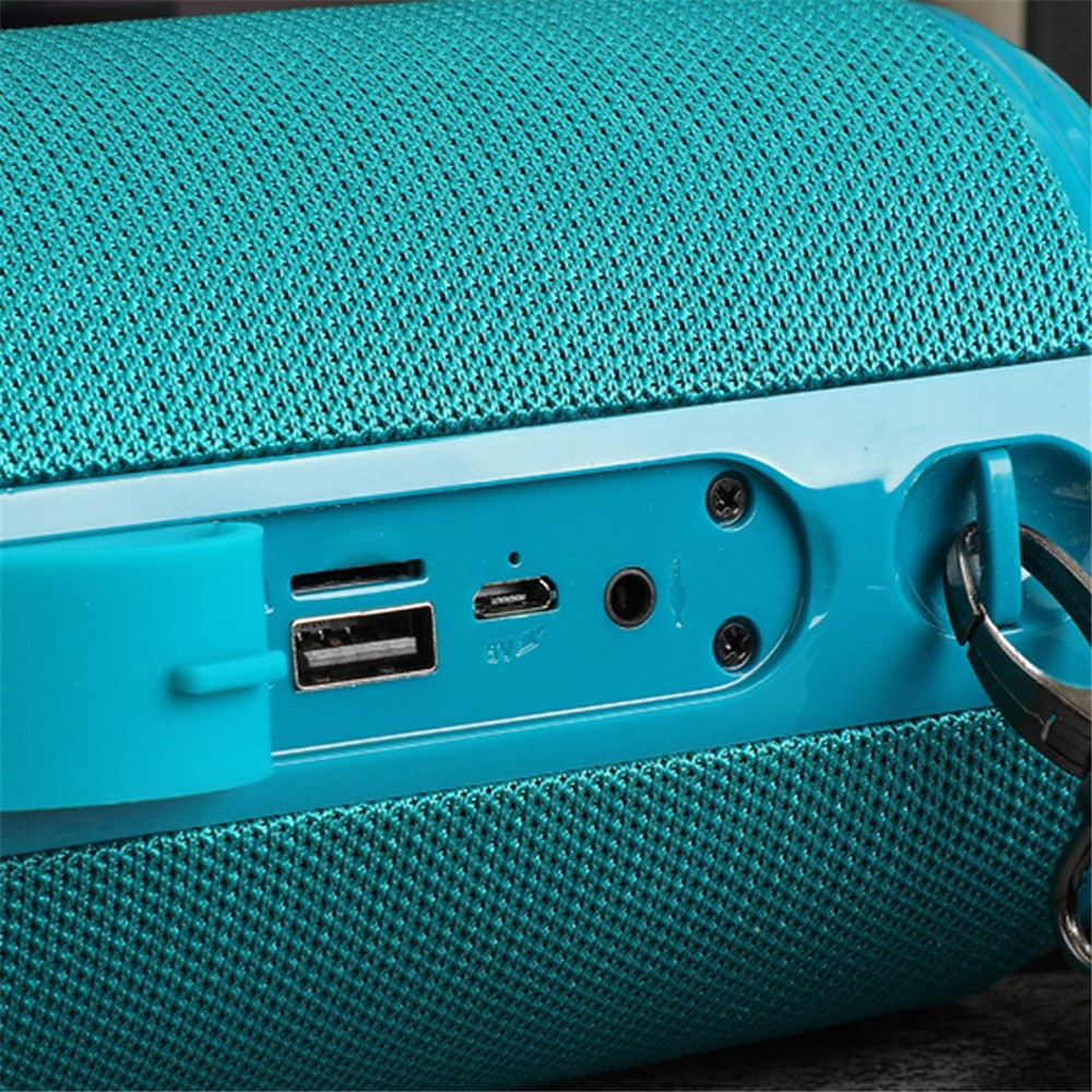 T&G TG537 RGB Light Bluetooth Speaker High Power Waterproof Portable Computer Subwoofer Speaker Support FM TF Card - Green-5