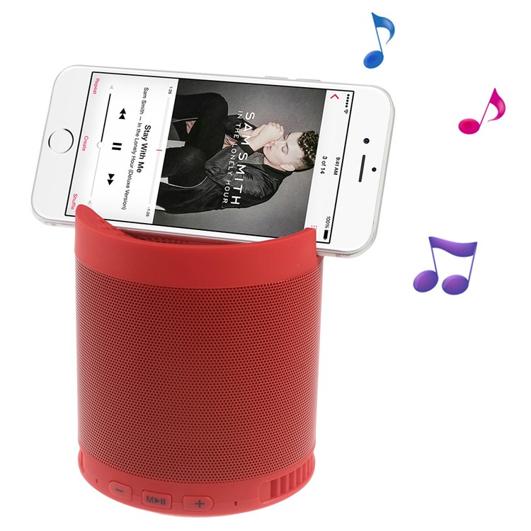 

Multi-function Wireless Bluetooth Speaker with Mic Stand Support FM/TF Card/AUX Input - Red