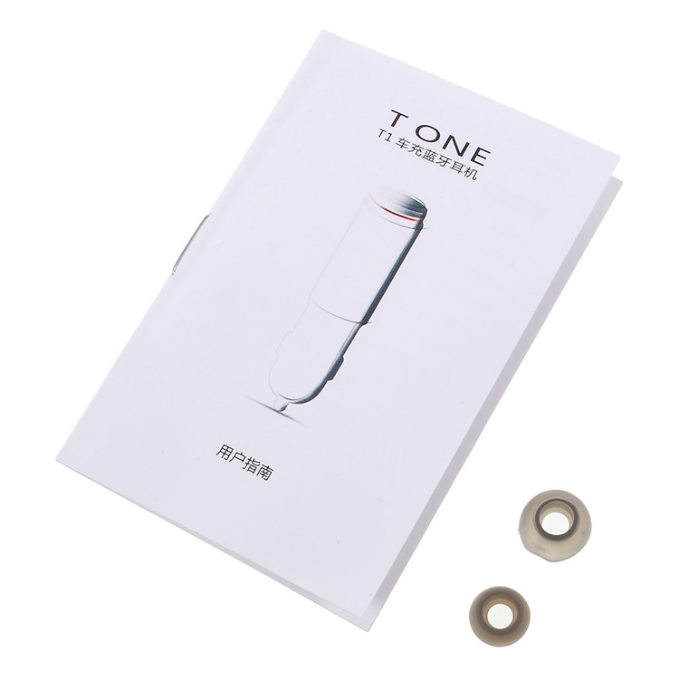 2-in-1 Hands-free Bluetooth 4.0 Headphone + Dual USB Car Charger - Champagne Gold-5