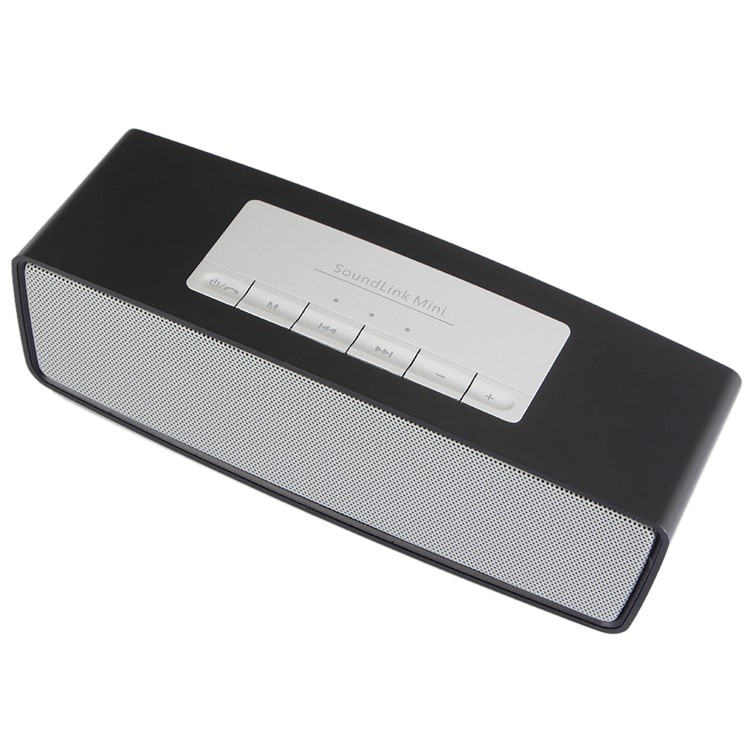 Mini Wireless Bluetooth Speaker with Mic Support TF Card/AUX-in - Black-4