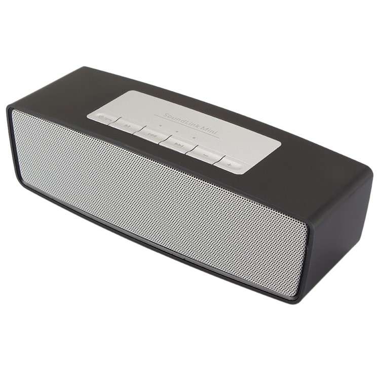 Mini Wireless Bluetooth Speaker with Mic Support TF Card/AUX-in - Black-5