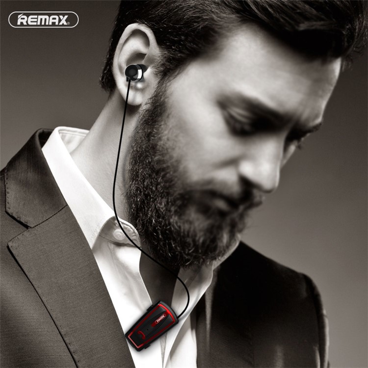 REMAX T12 Colar Clipe Bluetooth Fone De Ouvido Com Controle De Volume De Microfone (ce / Rohs) - Preto-7