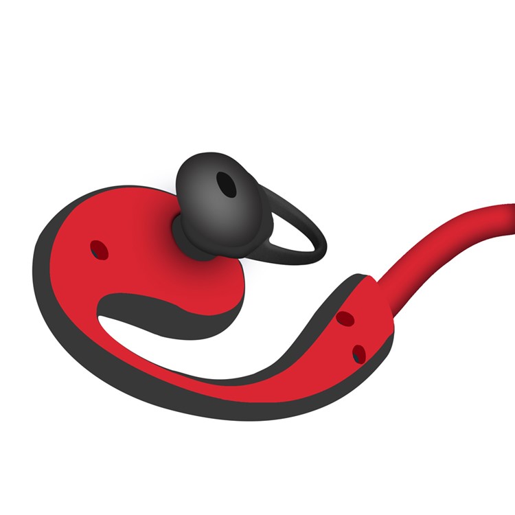 INHON B3 Wireless Bluetooth 4.1 Neckband Headphone with Pedometer - Red-2