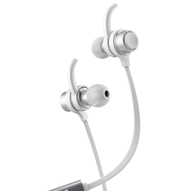 

BASEUS B16 Comma Bluetooth 4.1 In-ear IPX4 Waterpoof Ear-Hook Earphone with Mic for iPhone Samsung etc - White